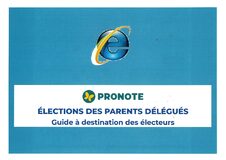 Galerie photo Guide Elections parents délégués